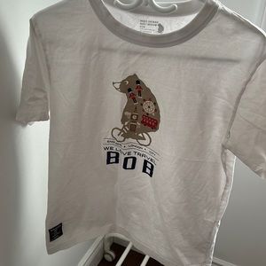 🔅Boy White Graphic Tee